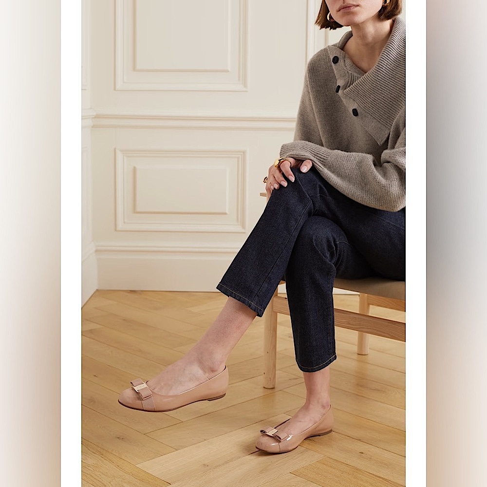 SALVATORE FERRAGAMO Varina Bow Flats